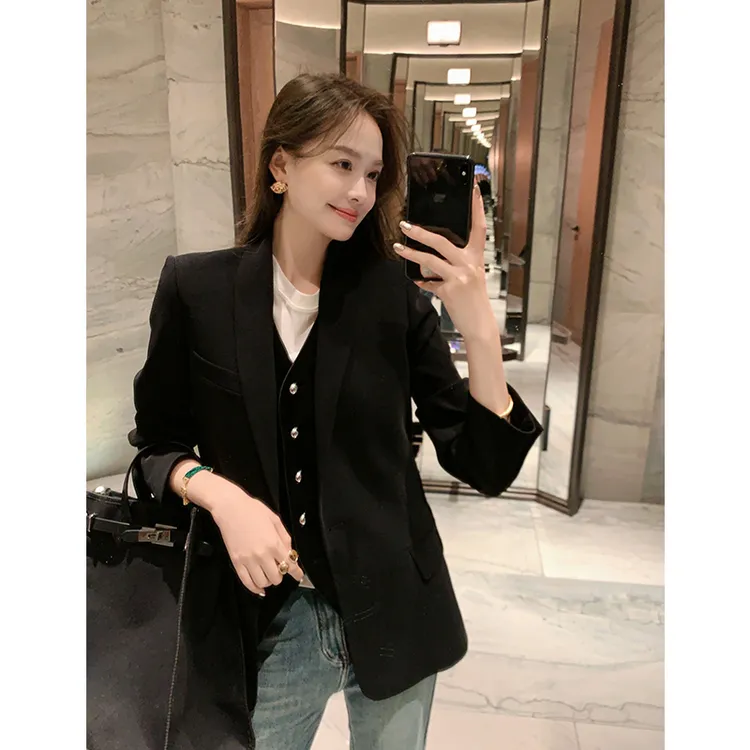 A美洋MEIYANG 夏凉二号西装【商场同款】 一粒扣西服外套气质时尚R