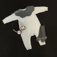 超舒服！pupucub奶盖绒™套头连体衣宝宝秋冬衣服男女纯色百搭高级
