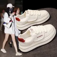新款小白鞋女2025秋季学生百搭增高显脚小休闲鞋272
