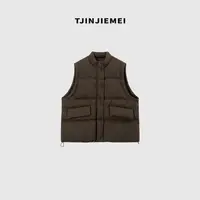 T井姐妹【中古摩卡】设计感精致小众气质百搭休闲马甲MJ2509-88103