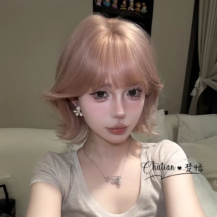 KuKu公主-【免发网精修·美乐蒂】精修假发女短发短卷发外翻短发