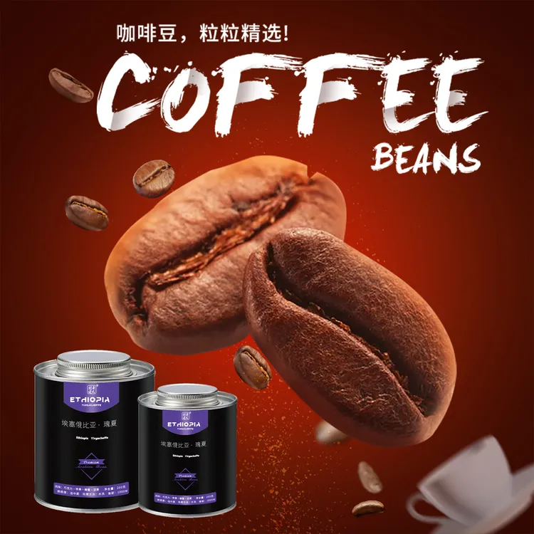 相遇春天 【精品】 埃塞俄比亚瑰夏精品咖啡豆 浅中烘 花香风味偏酸