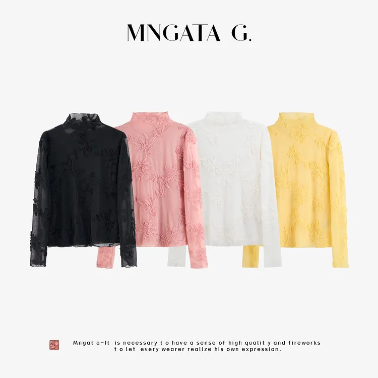 MNGATA G.宫小妍【秋川】早秋新中式中国风盘花刺绣休闲上衣5062559
