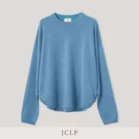 JCLP 金纯良品 菀枫松涧 精纺山羊绒软糯松弛宽松圆领弧摆针织衫