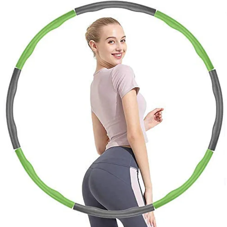 呼啦圈可拆卸速卖通热销八节七六节健身呼拉圈亚马逊跨境成人儿童