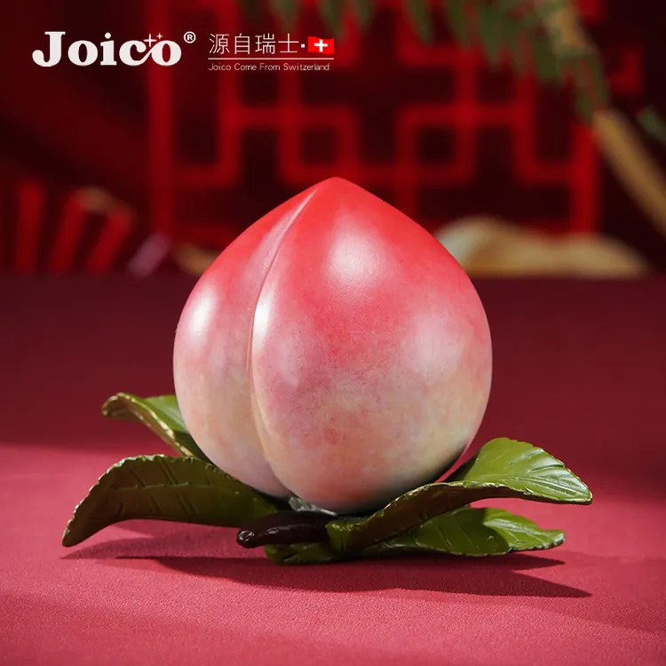 joico瑞士寿桃摆件家居饰品长辈祝寿生日送礼高级礼品蟠桃装饰品