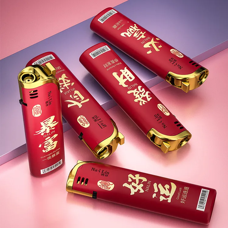 鸿鹿肤感橡皮漆金属防风打火机耐用批发定制订做印字2025新款国潮