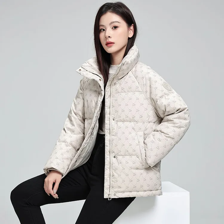 2025冬季新款服女短款面包服韩版时尚宽松小个子加厚外套潮
