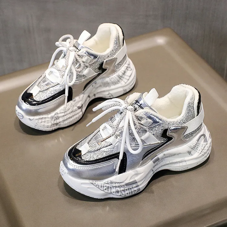 厚底老爹鞋休闲鞋女2025年秋冬新款时尚运动女鞋潮鞋网红百搭爆款