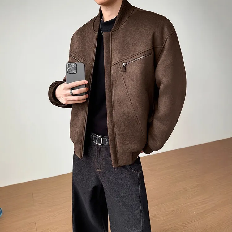 男士棒球领棉衣2025年冬季新品男装青年时尚休闲潮流百搭保暖外套