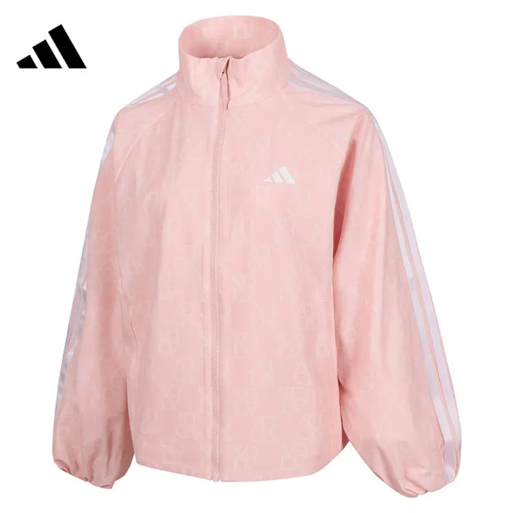 【滔搏体育】adidas阿迪达斯女子DANCE WB AOP运动梭织外套JY7703