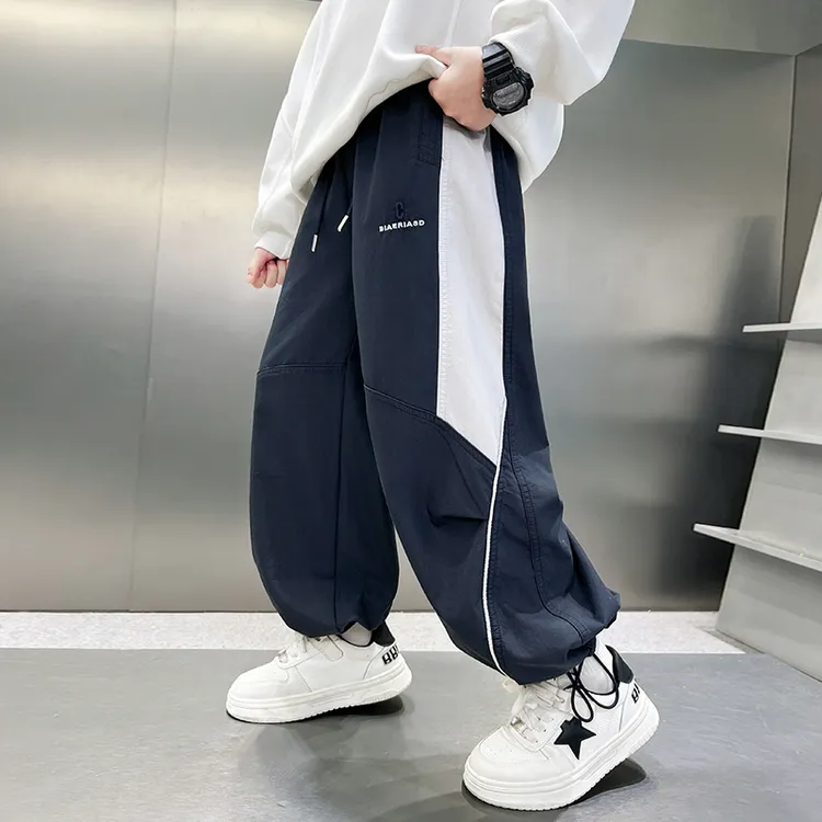 儿童装男童秋装裤子休闲长裤2025新款春秋款中大童秋季男孩直筒裤
