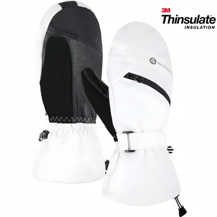 美国andorra滑雪手套手包焖子触屏防水防风防丢绳雪卡袋新雪丽棉