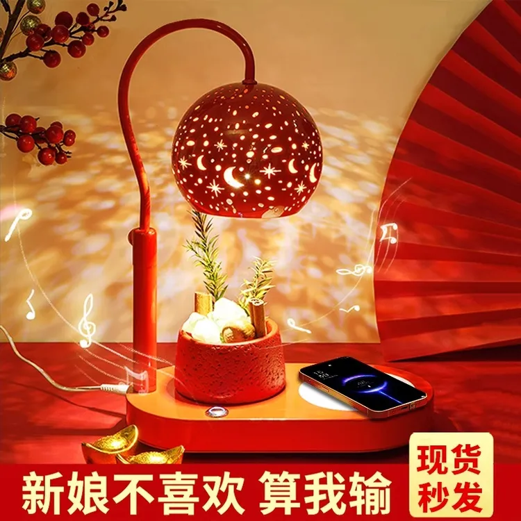 长明灯结婚送新人郎台灯礼物礼品喜灯婚房陪嫁高级出嫁床头灯新婚