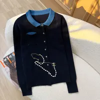 S.Y.C【马ji拉款】羊 绒静奢风毛针织衫撞色上衣女开衫R25109