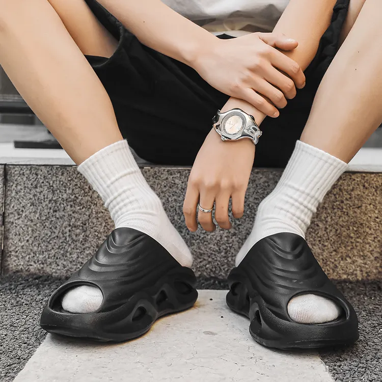 2025最新款户外运动休闲拖鞋防滑耐磨轻便舒适增高沙滩一字凉拖鞋