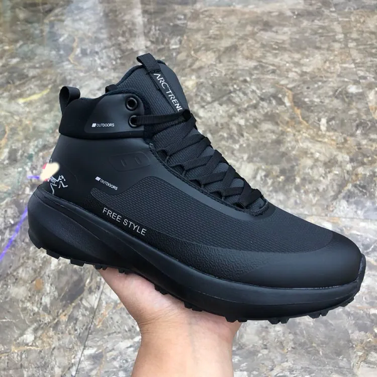 Arctenyx【茑家】Aerios男士高帮圆头雪地靴减震防滑
