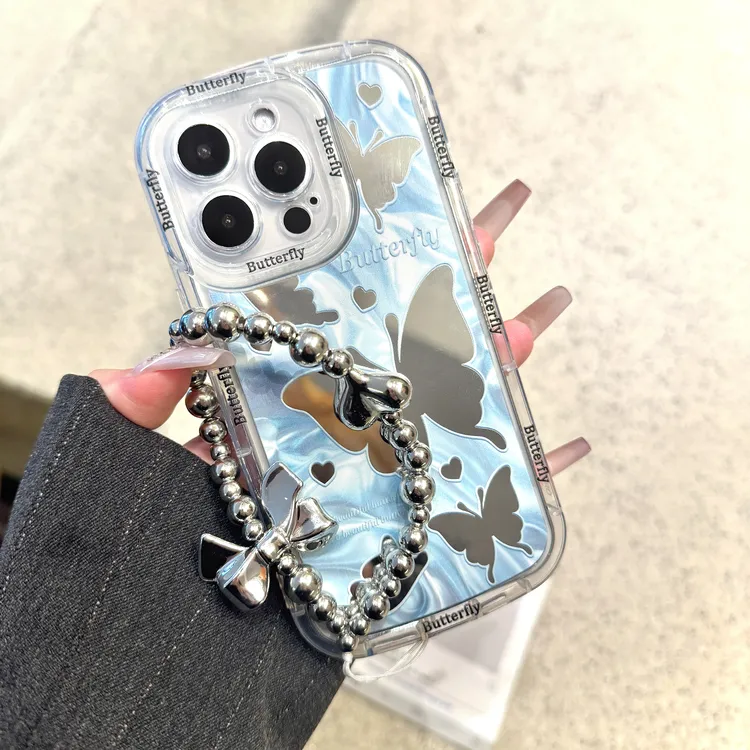 蝴蝶适用苹果iphone小米15/14/13promax防摔vivo华为oppo手机壳