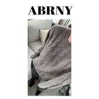 许小黑【秋意渐浓】秋冬康赛妮baby100小山羊绒圆领麻花羊绒衫77286