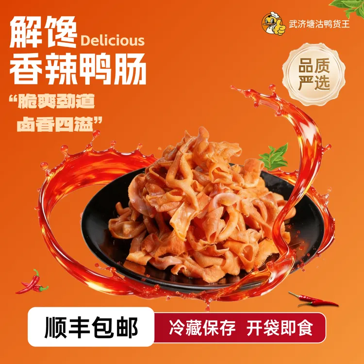 【活动专属】武济鸭货  香辣鸭肠（每包100克）