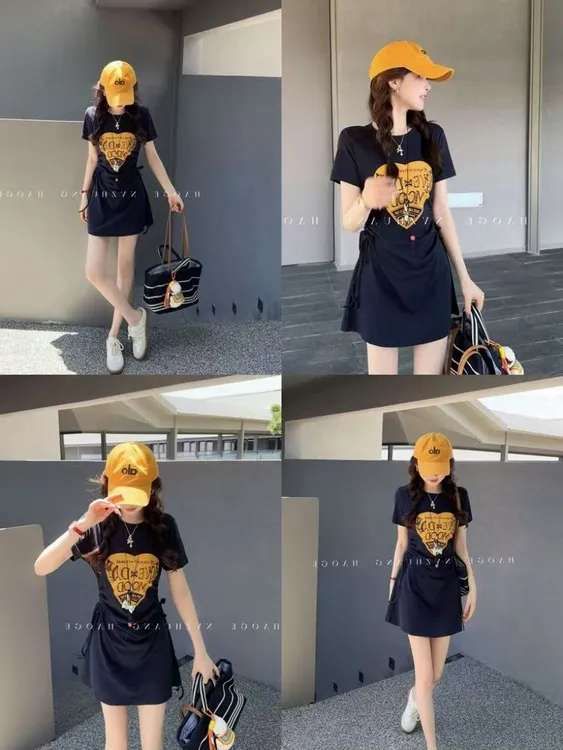 夏日冰果连衣裙预时尚显瘦夏季小众设计感