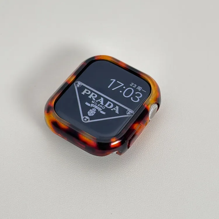 适用于iwatchs11树脂保护壳苹果手表s9新款夏天applewatch保护套