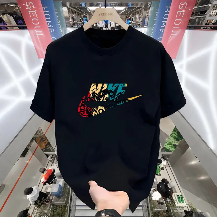 【三折专区】夏季百搭T恤男圆领2025新款宽松透气纯棉短袖休闲上衣