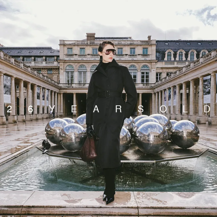 26YEARSOLD原创海鸥领极简约休闲气质长款保暖显瘦白鹅羽绒服3562