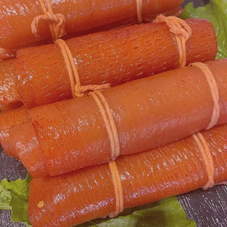【主播推荐】网红香辣猪皮卷卤味熟食开袋即食真空包装
