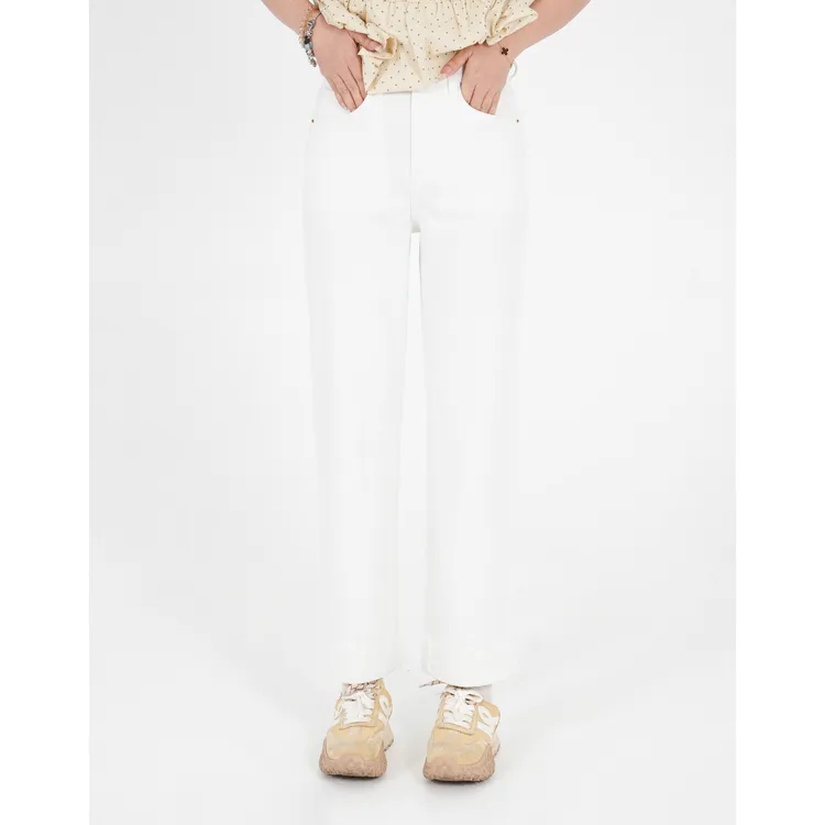 小个子圆圆Y601醋酸混纺小直筒法棍牛仔裤夏季薄款显瘦九分裤女