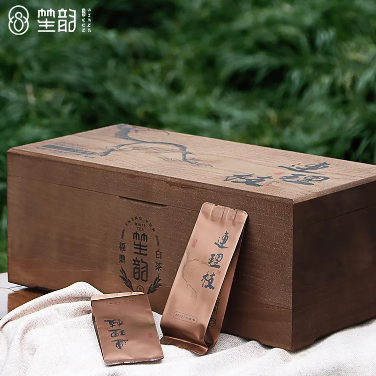 笙韵白茶 连理枝 2012年茶籽小菜茶 250克 福鼎茶礼深山云雾高山