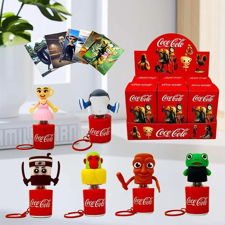 可乐山海经语音挂件通通木棍人解压按键发声山海经玩具钥匙扣10泰