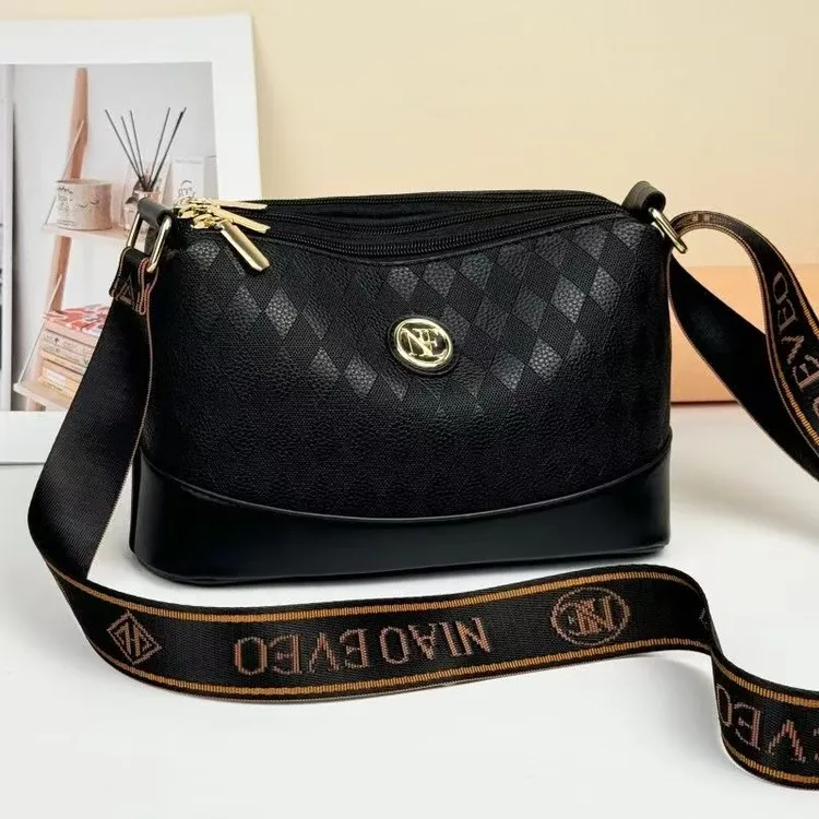 现货包包女2025新款中年妈妈包女包斜挎手机包大容量零钱包小包包