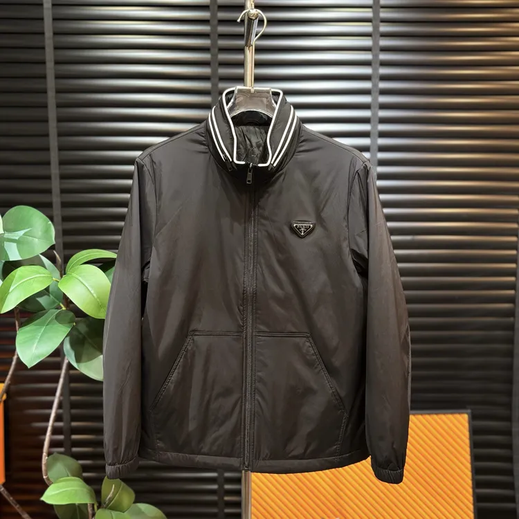 【清澈男装轻奢出品 L2879/QINGCHE2025/高端欧货薄棉夹克外套