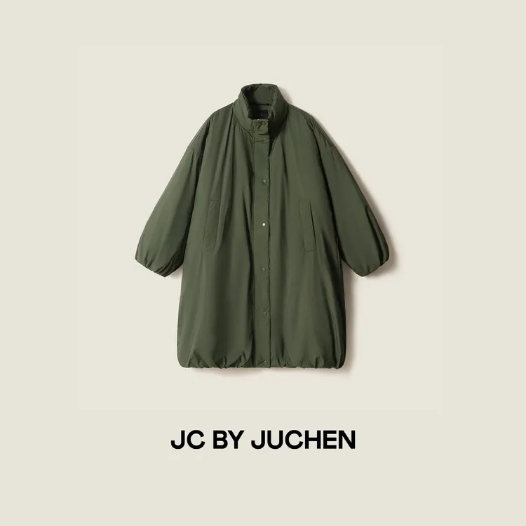 黑标线“森野庇护”秋冬户外软壳防护机能90白鹅绒外套FW114015-185