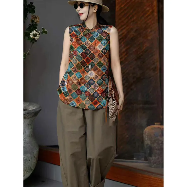 今年流行漂亮独特高级感新中式禅意国风马甲2026夏季新款坎肩马夹