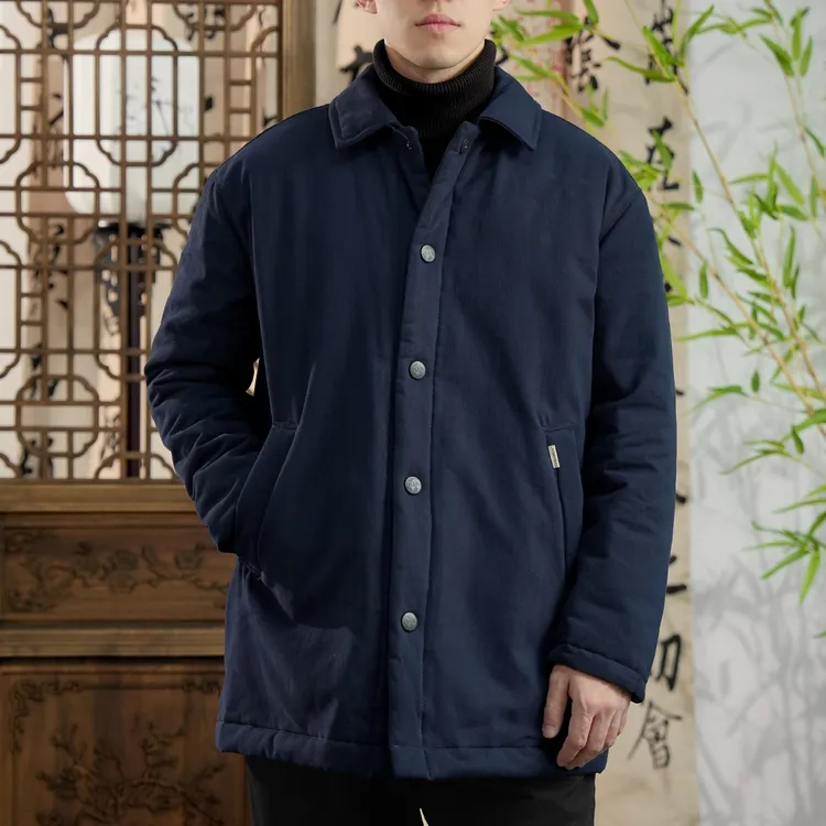 防寒棉袄唐风棉服外套加厚加棉保暖冬季新款宽松国风新中式男装
