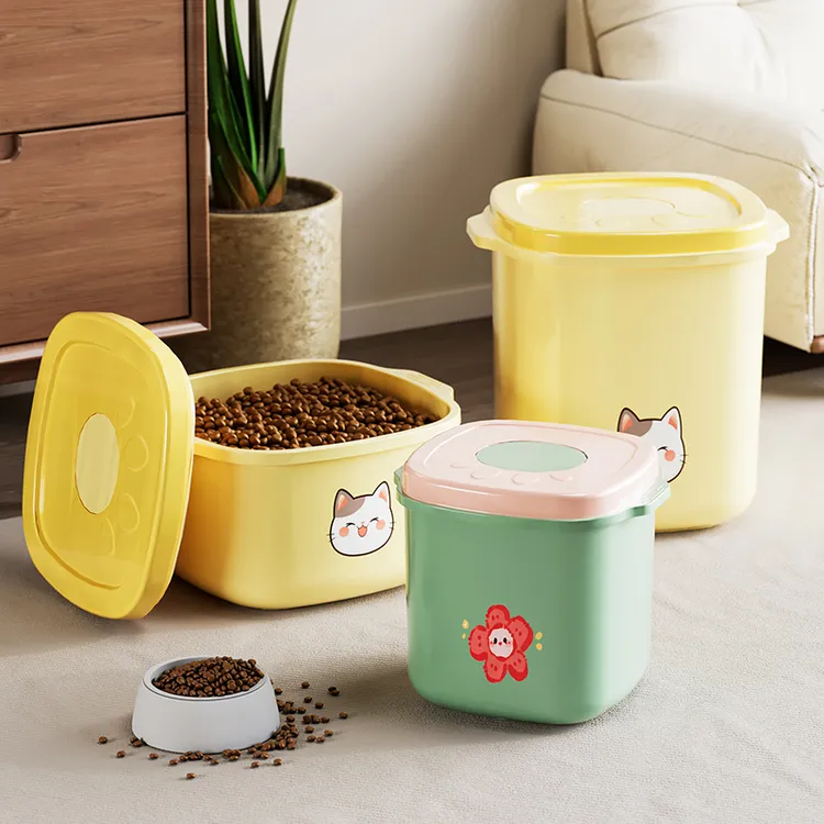 丰引负压储粮桶狗粮桶猫粮罐宠物口粮收纳桶狗粮桶防潮密封