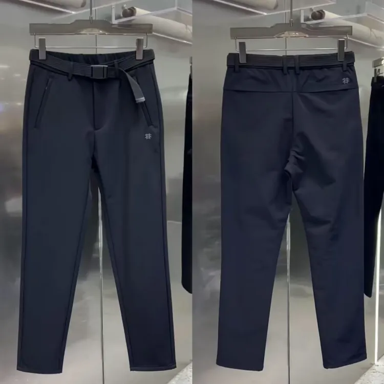 123户外软壳男士休闲裤秋季新款时尚潮牌百搭直筒裤防风潮流长裤