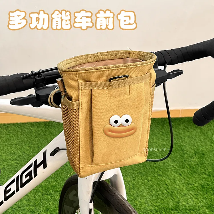 自行车头包可爱卡通香肠嘴山地公路车防水前梁包手机包车把骑行包
