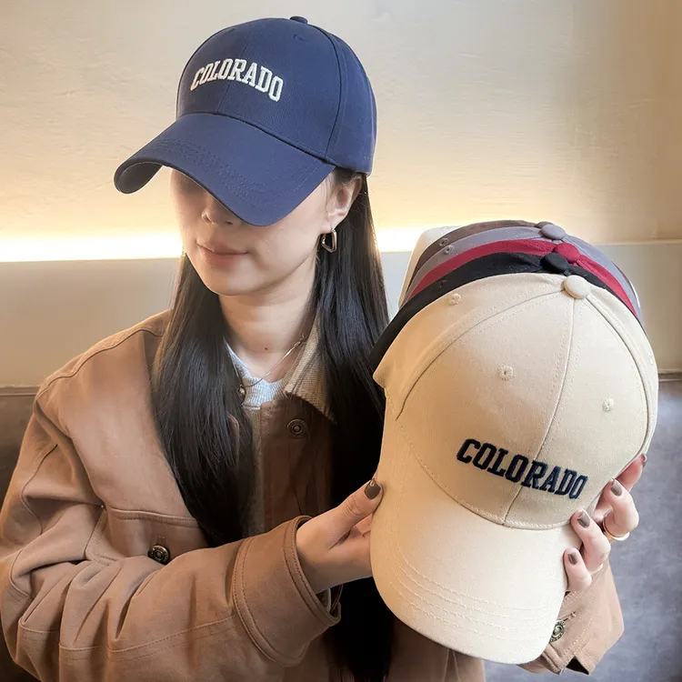 加大显脸小大头围加深韩版棒球帽刺绣百搭男女鸭舌帽时尚学生