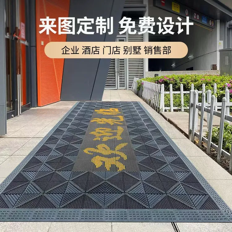 商用大门口防滑地垫室外脚垫家用入户门除尘耐磨进门台阶防滑地垫
