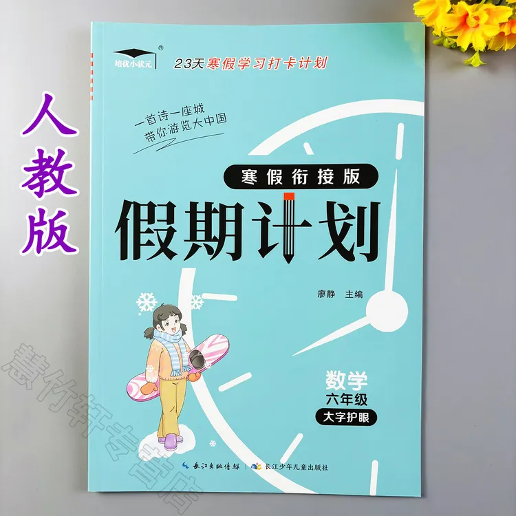 假期计划六年级数学寒假作业人教版寒假衔接作业练习册寒假天天练