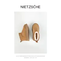 尼采 官方直营｜宝藏雪地靴｜精品版防水！羊毛一百搭女鞋7221