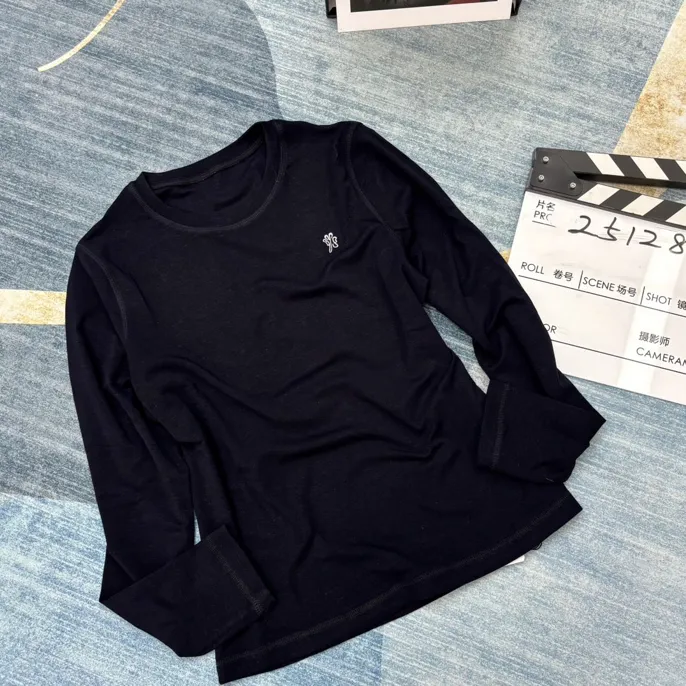 菲玛掂251288正品2025秋季新款时尚气质显瘦T长袖卫衣女打底衫