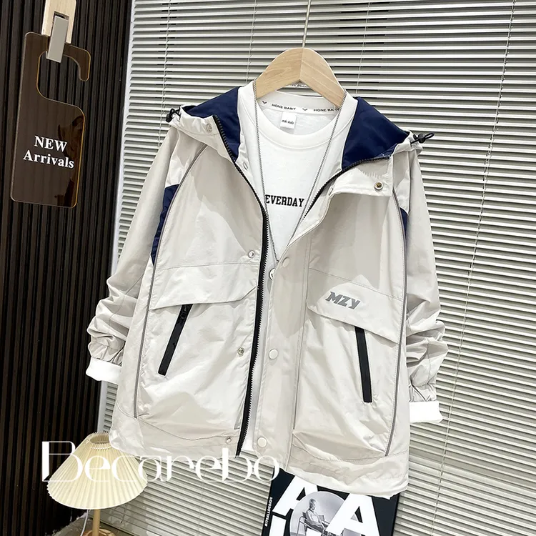 儿童装男童外套春秋款2025新款男孩春装酷帅春季中大童衣服上衣潮