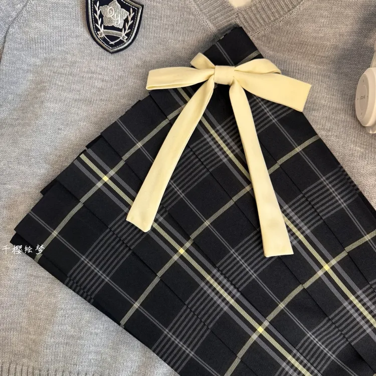 千樱绘梦【警戒线】原创正版jk制服秋冬新品学生校服校供感日系