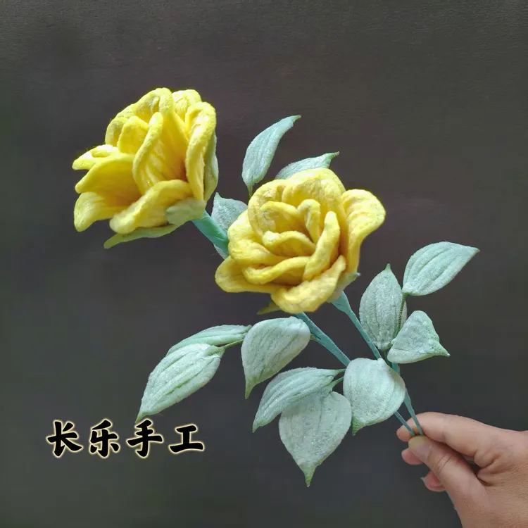 初学者多色玫瑰花手工DIY材料包扭扭棒情人节送女朋友礼物