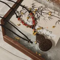 景泰蓝五台山福禄福牌吊坠