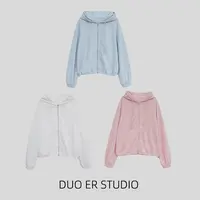 【朵儿studio】“出行伴侣”轻盈0负担！无束缚连帽外套 D525